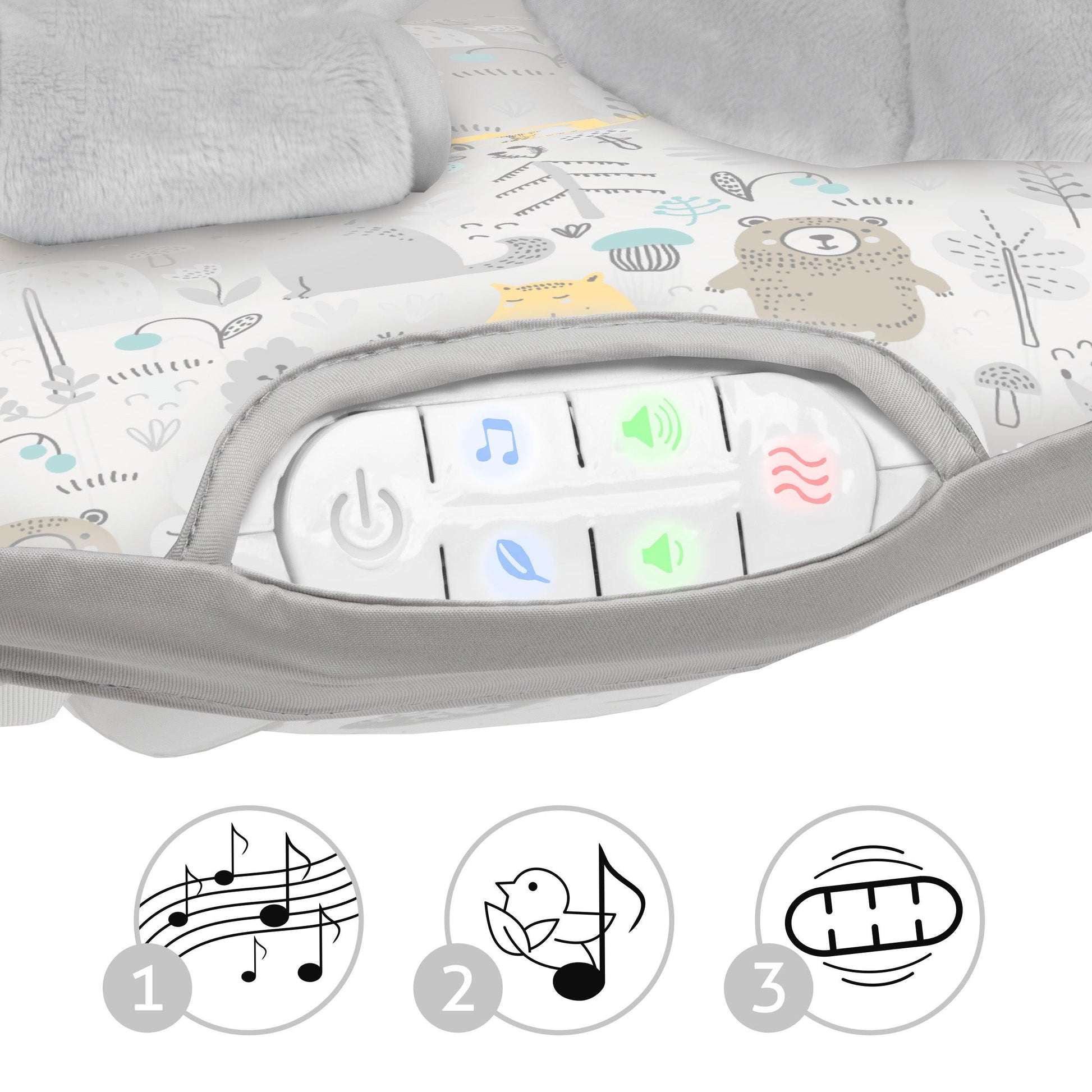 PINO rocker for newborn baby and infant. Pleasant and handy - these are the features of pino rocking chair. It will relax, provide entertainment and lull your child to sleep. Comfortable, modern and, above all, multifunctional. The product is intended for children from the first days of life. The stable frame structure allows for safe use of the rocker? until the child weighs 9 kg.