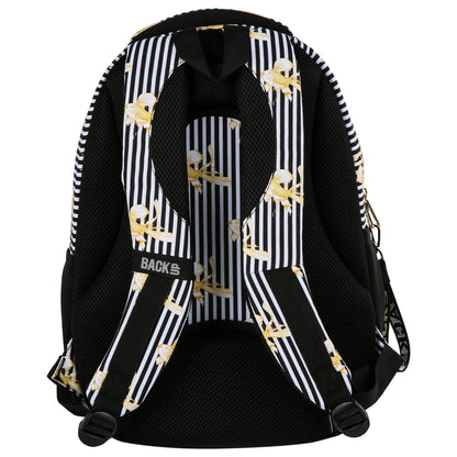 The Backpack BackUP model N 16 is inspired by the latest collections of Italian designers, giving it an elegant and dignified look. Its unique design featuring goldfish brings a touch of originality and good luck. The pattern, known as "golden fish", is sure to make a statement. Plus, it comes with a free key ring!