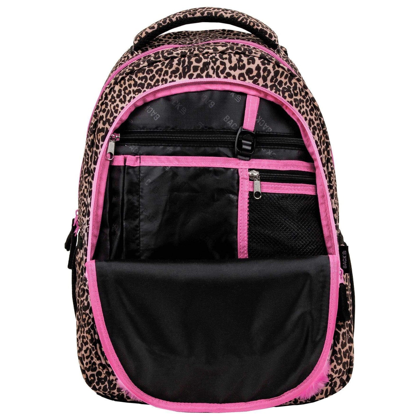 The predatory panther is a symbol of power, courage and majestic beauty. An extremely wild print combined with pink details and furry ears creates a dynamic and at the same time girly BackUP backpack. Unusual and eye-catching, this is a backpack for a girl full of energy and originality, who is not afraid to express her individual style.