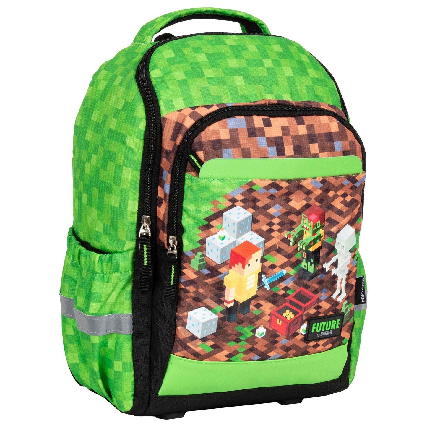 A lightweight and modern school backpack for the youngest primary school students. The backpack has a large and rigid main compartment with a compartment that will help the child keep order inside the backpack. This model also has a front pocket with an organizer and a key tag and a small pocket that can easily accommodate a lunch bag. In addition, the backpack is equipped with high-quality padded shoulder straps and an adjustable chest strap that can be individually adjusted to the child's needs.