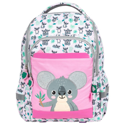 A lightweight and modern school backpack for the youngest primary school students. The backpack has a large and rigid main compartment with a compartment that will help the child keep order inside the backpack. This model also has a front pocket with an organizer and a key tag and a small pocket that can easily accommodate a lunch bag. In addition, the backpack is equipped with high-quality padded shoulder straps and an adjustable chest strap that can be individually adjusted to the child's needs.