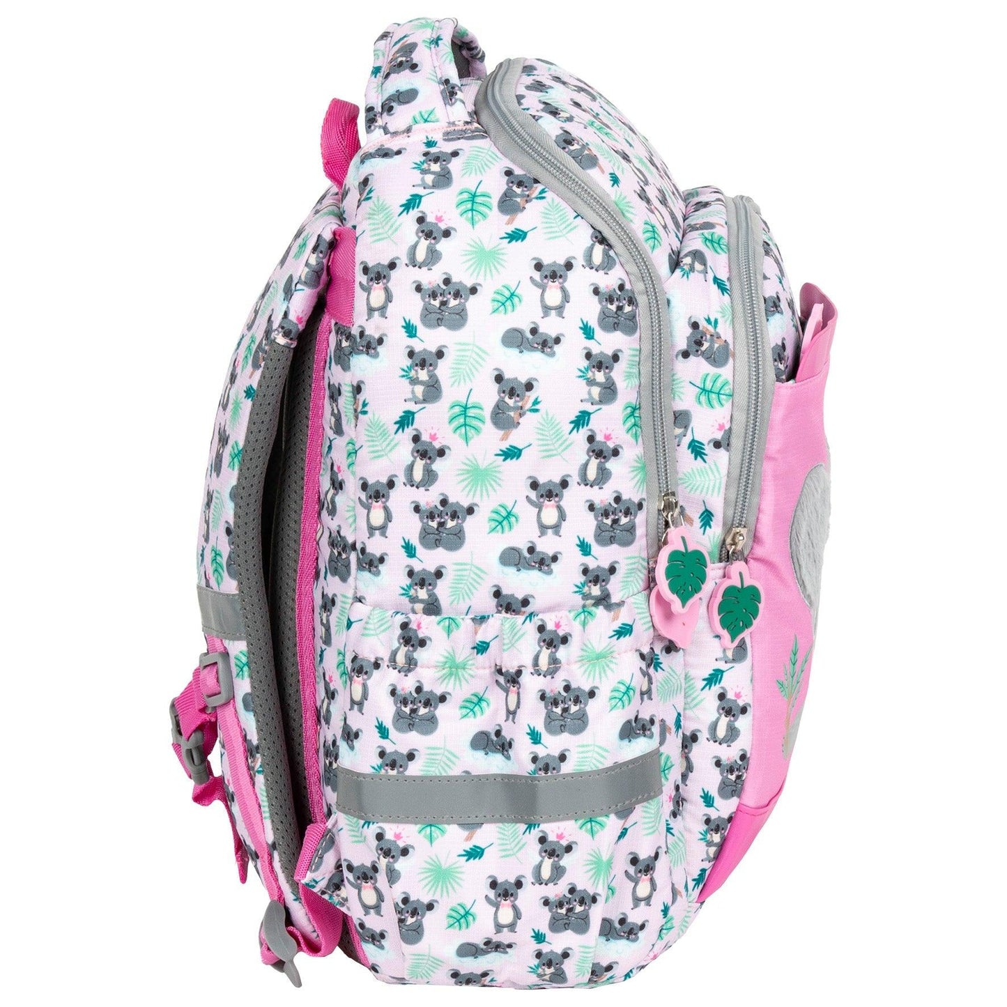 A lightweight and modern school backpack for the youngest primary school students. The backpack has a large and rigid main compartment with a compartment that will help the child keep order inside the backpack. This model also has a front pocket with an organizer and a key tag and a small pocket that can easily accommodate a lunch bag. In addition, the backpack is equipped with high-quality padded shoulder straps and an adjustable chest strap that can be individually adjusted to the child's needs.