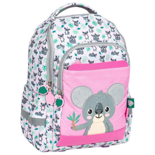 A lightweight and modern school backpack for the youngest primary school students. The backpack has a large and rigid main compartment with a compartment that will help the child keep order inside the backpack. This model also has a front pocket with an organizer and a key tag and a small pocket that can easily accommodate a lunch bag. In addition, the backpack is equipped with high-quality padded shoulder straps and an adjustable chest strap that can be individually adjusted to the child's needs.