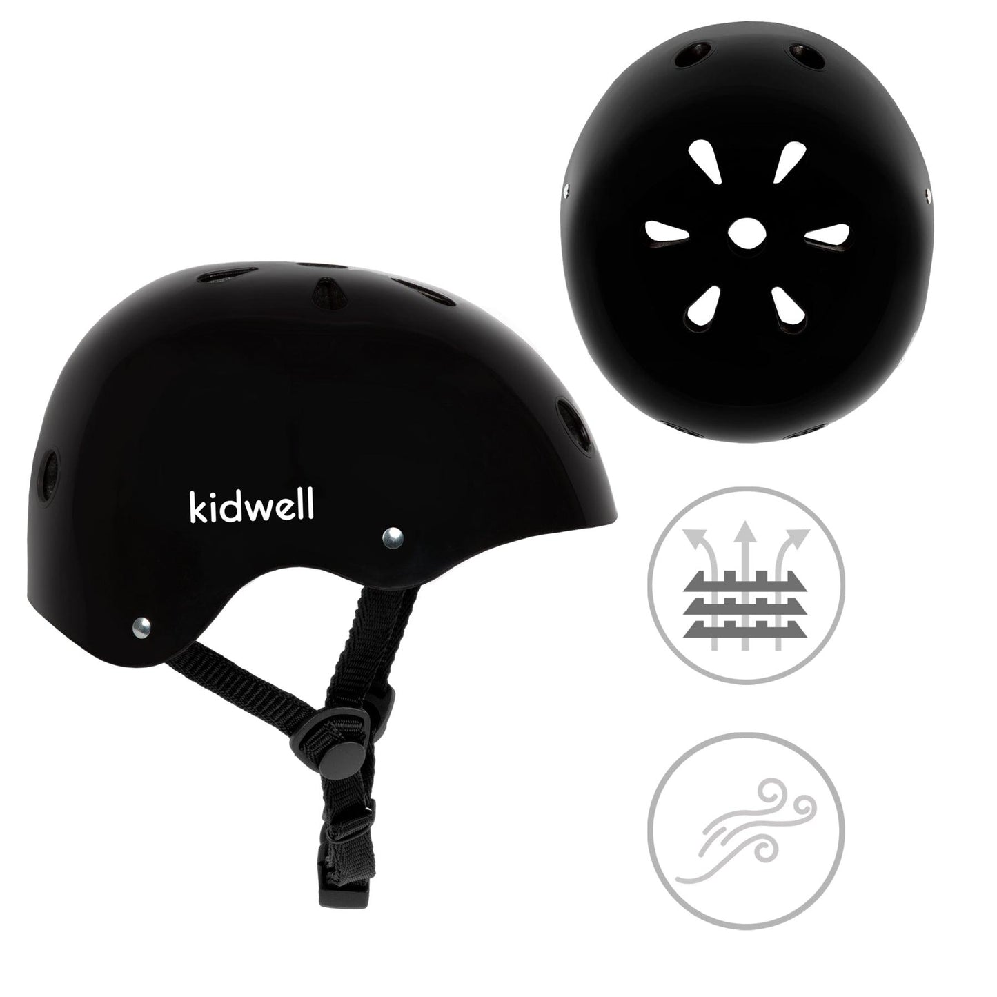 Children protective helmet for bike, roller skate & scooter. Ensure your child safety with the ORIX II helmet. Appearance will encourage children to wear it. Prioritize comfort by equipping your kid with ORIX II helmet. Durable polypropylene shell. Circumference adjustment system with a knob will allow you to better fit the helmet. Adjustable strap with a durable buckle ensures solid & stable use. The straps are made of soft material & do not irritate the child's skin.