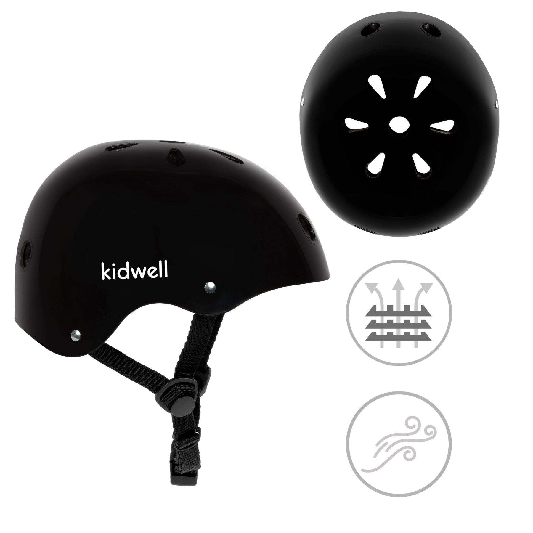 Children protective helmet for bike, roller skate & scooter. Ensure your child safety with the ORIX II helmet. Appearance will encourage children to wear it. Prioritize comfort by equipping your kid with ORIX II helmet. Durable polypropylene shell. Circumference adjustment system with a knob will allow you to better fit the helmet. Adjustable strap with a durable buckle ensures solid & stable use. The straps are made of soft material & do not irritate the child's skin.