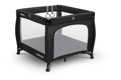 Light weight, practical and easy to operate square playpen. Quadra is perfect as a place for the baby to rest and play both at home and while travelling. Equipped with a soft mattress with a colourful design and stand-up learning handles. Matching carrier bag for easy transportation included.