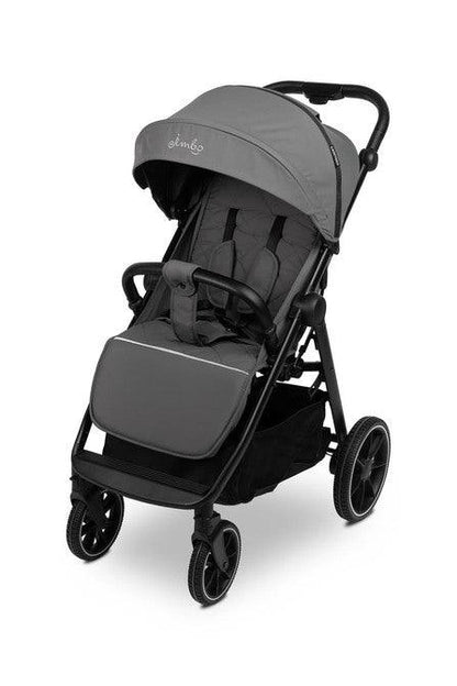 The jimbo stroller is a solid city stroller that every parent will like. It is designed to last for the entire duration of the stroller. It can be used to transport children from 6 months to 22 kg (approx 4 years). Large & amortized wheels make it easy to overcome any urban unevenness. They are made of foam and do not need to be inflated. Jimbo ensures high comfort when walking with your child. It has a comfortable seat with an adjustable footrest & a 4-step adjustment of the backrest inclination.