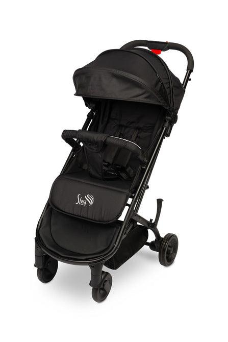 Sfera is a maneuverable stroller that can be taken on any trip. Suitable for children from 6 months to 15 kg (about 3 years). Its light weight and small size make it easy to fit into a car, train or take it on a plane. Small wheels, foam wheels give the stroller great maneuverability. The Sphere has a special telescopic handle that allows you to pull the folded stroller on wheels. Shopping will be facilitated by a basket under the seat, capable of holding items with a total weight of 4.5 kg.