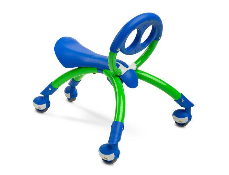 Beetle 2in1 is a push-walker and a ride-on vehicle that combines practical minimalism with loads of fun. It can aid walk-learning activities from 9 months. Its vivid colors an unique shape arouse curiosity in childrens minds and hearts, while the ease of manoeuvring is something that no other toy offers.