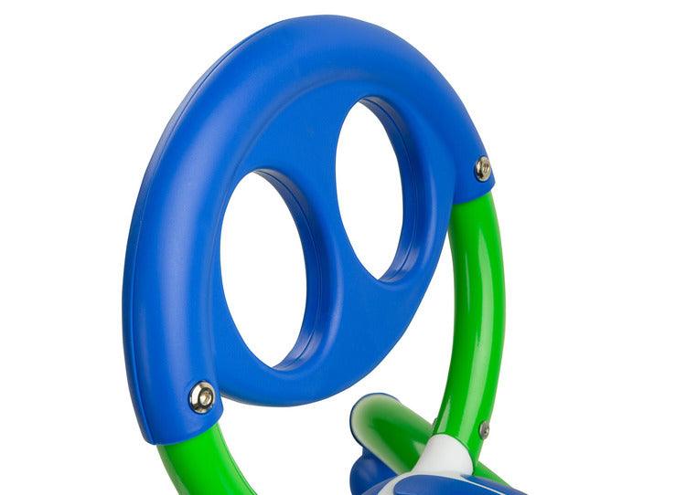 Beetle 2in1 is a push-walker and a ride-on vehicle that combines practical minimalism with loads of fun. It can aid walk-learning activities from 9 months. Its vivid colors an unique shape arouse curiosity in childrens minds and hearts, while the ease of manoeuvring is something that no other toy offers.