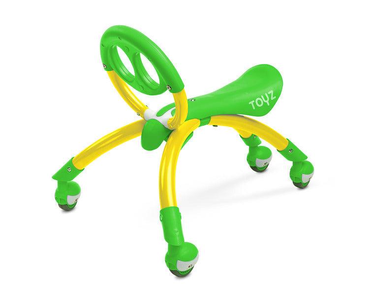 Beetle 2in1 is a push-walker and a ride-on vehicle that combines practical minimalism with loads of fun. It can aid walk-learning activities from 9 months. Its vivid colors an unique shape arouse curiosity in childrens minds and hearts, while the ease of manoeuvring is something that no other toy offers.