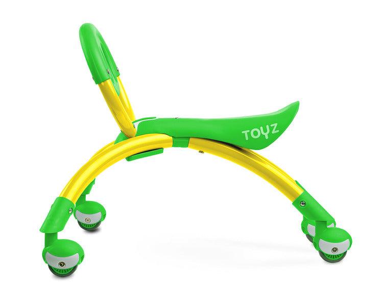 Beetle 2in1 is a push-walker and a ride-on vehicle that combines practical minimalism with loads of fun. It can aid walk-learning activities from 9 months. Its vivid colors an unique shape arouse curiosity in childrens minds and hearts, while the ease of manoeuvring is something that no other toy offers.