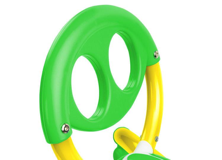 Beetle 2in1 is a push-walker and a ride-on vehicle that combines practical minimalism with loads of fun. It can aid walk-learning activities from 9 months. Its vivid colors an unique shape arouse curiosity in childrens minds and hearts, while the ease of manoeuvring is something that no other toy offers.