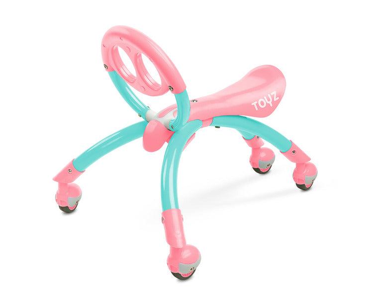Beetle 2in1 is a push-walker and a ride-on vehicle that combines practical minimalism with loads of fun. It can aid walk-learning activities from 9 months. Its vivid colors an unique shape arouse curiosity in childrens minds and hearts, while the ease of manoeuvring is something that no other toy offers.