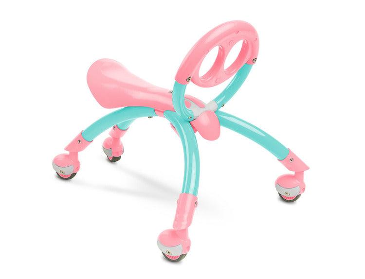 Beetle 2in1 is a push-walker and a ride-on vehicle that combines practical minimalism with loads of fun. It can aid walk-learning activities from 9 months. Its vivid colors an unique shape arouse curiosity in childrens minds and hearts, while the ease of manoeuvring is something that no other toy offers.