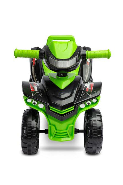 The MiniRaptor ride-on quad will helps in learning to walk and gives a lot of fun while doing it. All that thanks to the lights, buttons, melodies and sounds every little tike loves them.