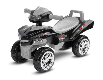 The MiniRaptor ride-on quad will helps in learning to walk and gives a lot of fun while doing it. All that thanks to the lights, buttons, melodies and sounds every little tike loves them.