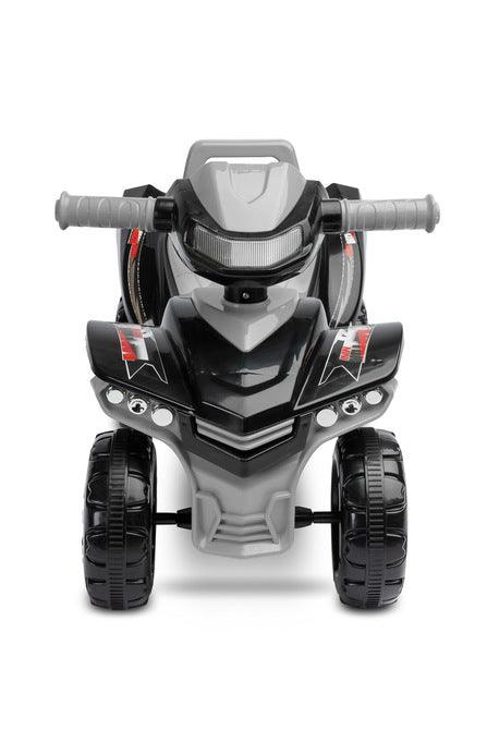 The MiniRaptor ride-on quad will helps in learning to walk and gives a lot of fun while doing it. All that thanks to the lights, buttons, melodies and sounds every little tike loves them.