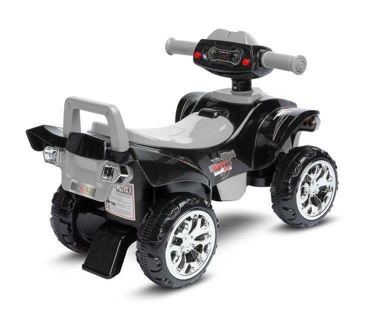 The MiniRaptor ride-on quad will helps in learning to walk and gives a lot of fun while doing it. All that thanks to the lights, buttons, melodies and sounds every little tike loves them.