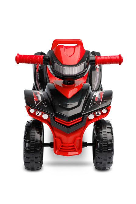 The MiniRaptor ride-on quad will helps in learning to walk and gives a lot of fun while doing it. All that thanks to the lights, buttons, melodies and sounds every little tike loves them.
