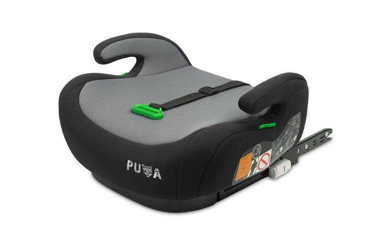 Puma I-SIZE is a classic booster seat in a new version. Equipped with ISOFIX hooks, it ensures driving safety and easy installation in the car. The spacious, comfortable seat and ergonomic armrests make the journey really pleasant. The most fashionable colors of the upholstery and the high quality of the materials used guarantee high satisfaction of the young passenger.