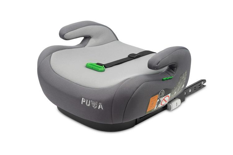 Puma I-SIZE is a classic booster seat in a new version. Equipped with ISOFIX hooks, it ensures driving safety and easy installation in the car. The spacious, comfortable seat and ergonomic armrests make the journey really pleasant. The most fashionable colors of the upholstery and the high quality of the materials used guarantee high satisfaction of the young passenger.