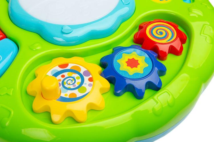 Educational Musical ZOO Table from TOYZ is an electronic novelty for the youngest. The table is equipped with a speaker playing different melodies depending on the toy the child is playing with.