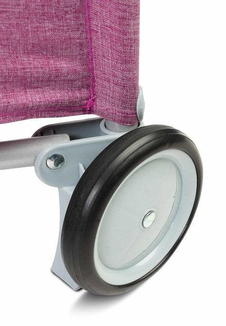 Made some smart adjustments to the well known Basic model. It turned out to be so good, we decided to award it with a big PLUS. The most important addition is the second floor lever. It helps in childcare during the early stages (up to 9 kg) making every parent's life easier. Also the wheels are a handy extra – they allow to move the playpen around with ease. Our another goal was to make the Basic PLUS playpen elegant. We used solid and durable Melange fabrics for the upholstery.