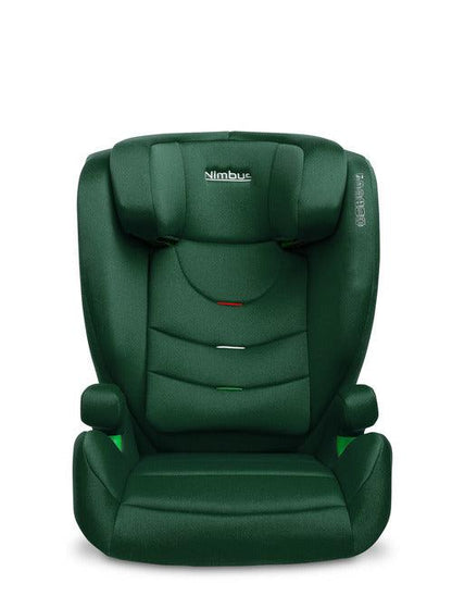 Nimbus car seat is an i-Size seat designed for older children with a height of 100 to 150 cm (corresponding to the age of approx. 4 to 12 years). It is mounted with car seat belts and IsoFix to ensure a safe journey for children, and the gently tilting backrest allows for optimal installation in various vehicles. A comfortable journey is guaranteed by the 11-step headrest adjustment and 2-step seat tilt adjustment. Nimbus allows you to detach the backrest, so you can also use it as a booster.