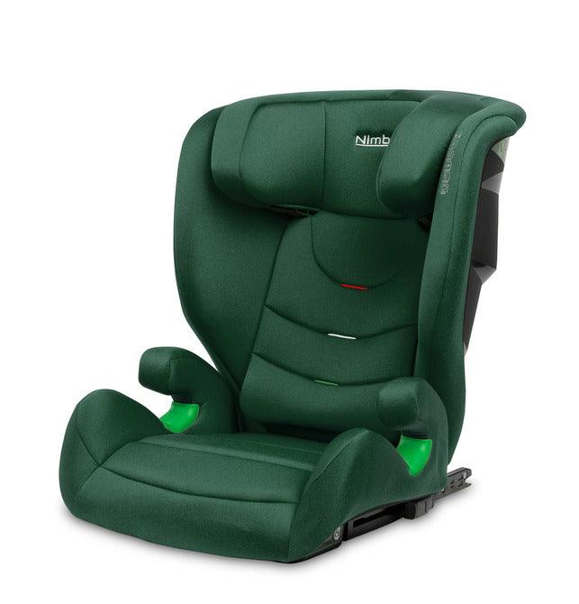 Nimbus car seat is an i-Size seat designed for older children with a height of 100 to 150 cm (corresponding to the age of approx. 4 to 12 years). It is mounted with car seat belts and IsoFix to ensure a safe journey for children, and the gently tilting backrest allows for optimal installation in various vehicles. A comfortable journey is guaranteed by the 11-step headrest adjustment and 2-step seat tilt adjustment. Nimbus allows you to detach the backrest, so you can also use it as a booster.