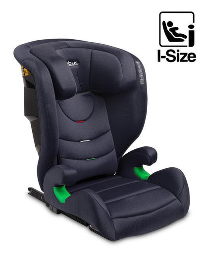 Nimbus car seat is an i-Size seat designed for older children with a height of 100 to 150 cm (corresponding to the age of approx. 4 to 12 years). It is mounted with car seat belts and IsoFix to ensure a safe journey for children, and the gently tilting backrest allows for optimal installation in various vehicles. A comfortable journey is guaranteed by the 11-step headrest adjustment and 2-step seat tilt adjustment. Nimbus allows you to detach the backrest, so you can also use it as a booster.
