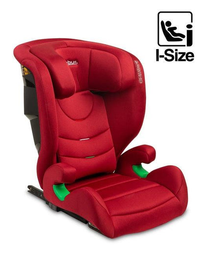 Nimbus car seat is an i-Size seat designed for older children with a height of 100 to 150 cm (corresponding to the age of approx. 4 to 12 years). It is mounted with car seat belts and IsoFix to ensure a safe journey for children, and the gently tilting backrest allows for optimal installation in various vehicles. A comfortable journey is guaranteed by the 11-step headrest adjustment and 2-step seat tilt adjustment. Nimbus allows you to detach the backrest, so you can also use it as a booster.