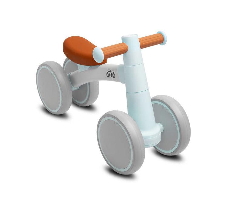 OTTO is a balance bike for the youngest, which will make learning to keep balance great fun on walks with their parents. Its metal frame ensures solidity of the structure, and the wheels made of flexible EVA foam guarantee driving comfort. OTTO is very easy to assemble, and its unusual appearance and interesting color scheme will catch the eye of every parent.