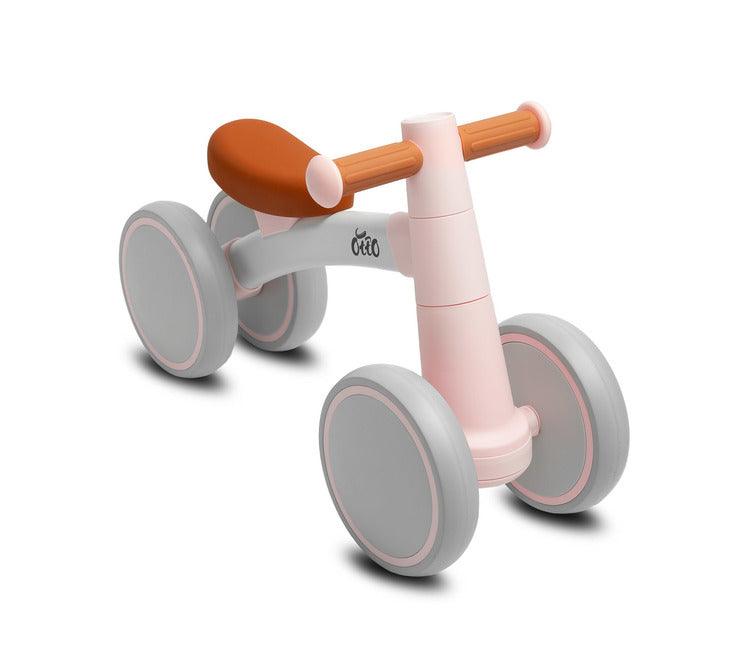 OTTO is a balance bike for the youngest, which will make learning to keep balance great fun on walks with their parents. Its metal frame ensures solidity of the structure, and the wheels made of flexible EVA foam guarantee driving comfort. OTTO is very easy to assemble, and its unusual appearance and interesting color scheme will catch the eye of every parent.