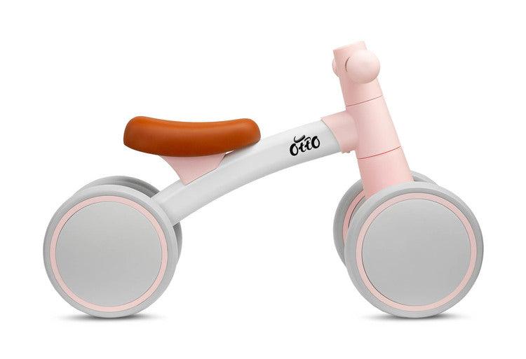 OTTO is a balance bike for the youngest, which will make learning to keep balance great fun on walks with their parents. Its metal frame ensures solidity of the structure, and the wheels made of flexible EVA foam guarantee driving comfort. OTTO is very easy to assemble, and its unusual appearance and interesting color scheme will catch the eye of every parent.