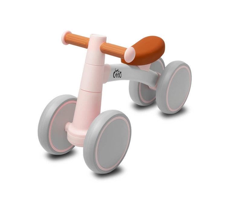 OTTO is a balance bike for the youngest, which will make learning to keep balance great fun on walks with their parents. Its metal frame ensures solidity of the structure, and the wheels made of flexible EVA foam guarantee driving comfort. OTTO is very easy to assemble, and its unusual appearance and interesting color scheme will catch the eye of every parent.