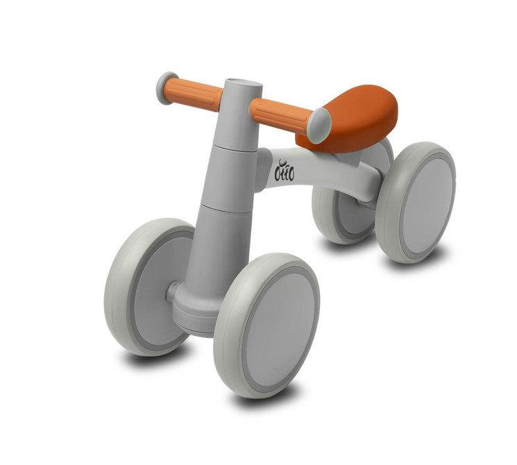 OTTO is a balance bike for the youngest, which will make learning to keep balance great fun on walks with their parents. Its metal frame ensures solidity of the structure, and the wheels made of flexible EVA foam guarantee driving comfort. OTTO is very easy to assemble, and its unusual appearance and interesting color scheme will catch the eye of every parent.