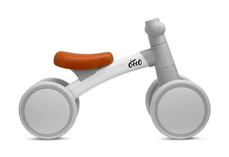 OTTO is a balance bike for the youngest, which will make learning to keep balance great fun on walks with their parents. Its metal frame ensures solidity of the structure, and the wheels made of flexible EVA foam guarantee driving comfort. OTTO is very easy to assemble, and its unusual appearance and interesting color scheme will catch the eye of every parent.