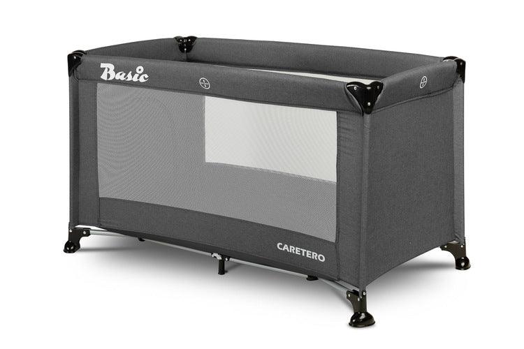 Perfect product for parents who seek a lightweight (weighs less than 9 kg!), portable travel cot, that will serve well on the road and at home. Its simple, yet sturdy construction guarantees safe usage and reliability. Unique design and a great price are features that will appeal to each and every parent. The BASIC travel cot comes equipped with a mattress and a handy carrier bag.