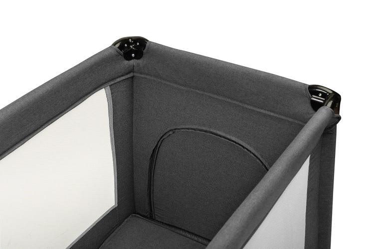 Perfect product for parents who seek a lightweight (weighs less than 9 kg!), portable travel cot, that will serve well on the road and at home. Its simple, yet sturdy construction guarantees safe usage and reliability. Unique design and a great price are features that will appeal to each and every parent. The BASIC travel cot comes equipped with a mattress and a handy carrier bag.