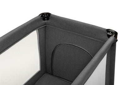 Perfect product for parents who seek a lightweight (weighs less than 9 kg!), portable travel cot, that will serve well on the road and at home. Its simple, yet sturdy construction guarantees safe usage and reliability. Unique design and a great price are features that will appeal to each and every parent. The BASIC travel cot comes equipped with a mattress and a handy carrier bag.