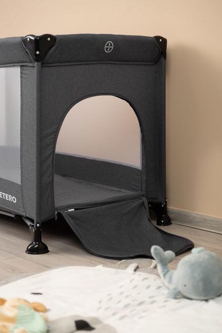 Perfect product for parents who seek a lightweight (weighs less than 9 kg!), portable travel cot, that will serve well on the road and at home. Its simple, yet sturdy construction guarantees safe usage and reliability. Unique design and a great price are features that will appeal to each and every parent. The BASIC travel cot comes equipped with a mattress and a handy carrier bag.