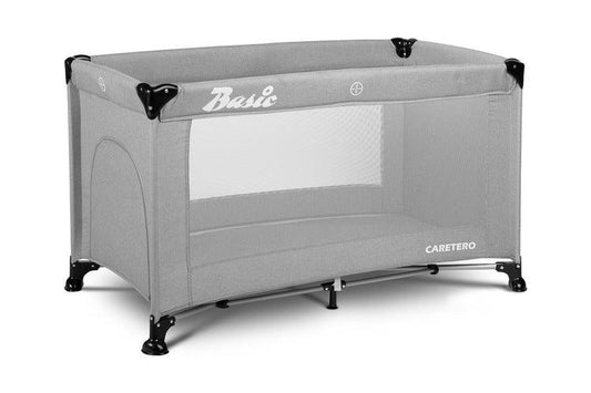 Perfect product for parents who seek a lightweight (weighs less than 9 kg!), portable travel cot, that will serve well on the road and at home. Its simple, yet sturdy construction guarantees safe usage and reliability. Unique design and a great price are features that will appeal to each and every parent. The BASIC travel cot comes equipped with a mattress and a handy carrier bag.