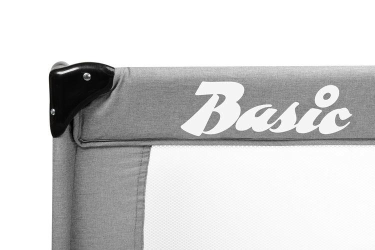 Perfect product for parents who seek a lightweight (weighs less than 9 kg!), portable travel cot, that will serve well on the road and at home. Its simple, yet sturdy construction guarantees safe usage and reliability. Unique design and a great price are features that will appeal to each and every parent. The BASIC travel cot comes equipped with a mattress and a handy carrier bag.