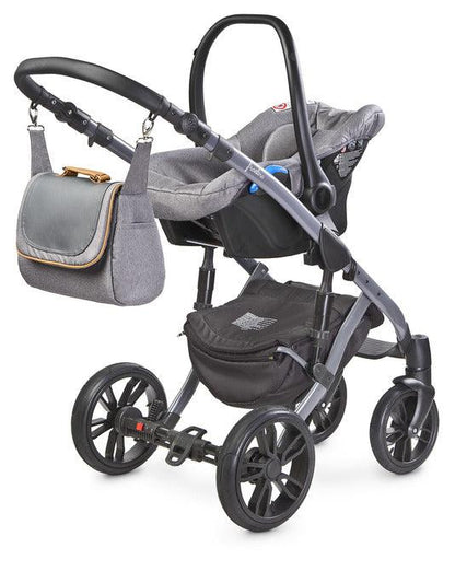 The Musca car seat is a perfect complementation of our Camini travel systems. Lightweight and can be easily installed in the car or on the stroller frame. Whenever you need to make a trip with your child, a car seat/stroller frame combo is the best option for you and your child. The Musca car seat can be used through your baby’s first year of life (until exceeding 10 kg of weight). You will always transport your child rearward-facing which is the safest option. Complies with the European norm ECE R44/04.
