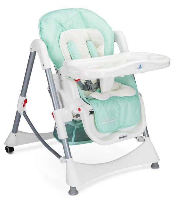 The Bistro highchair is like a small, neat and elegant restaurant for your baby in which he or she will enjoy each and every meal. It can also serve as a safe place to play and looks simply great!High chair suitable for children from 6 months up to 3-4 years old. Broad selection of elegant designs to fit the tastes of you and your baby. The chair has a unique feature which allows to lay the backrest flat, giving your child maximum comfort during resting. Soft cotton insert for even more cosiness. 