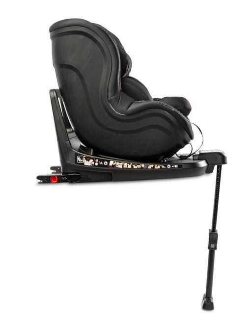 Twisty car seat to ensures safety in accordance with the ECE R129 approval standard, known as i-Size. Designed for comfort of small passengers and as long as possible travel rearward facing. This increases their safety and reduces the risk of injury. Children weighing max. 18 kg and height up to 105 cm.The Twisty seat is made of a soft-touch fabric. It has a set of inserts (including the headrest), which provides the ideal travel comfort for the babies and can be easily adapted to the growing child.