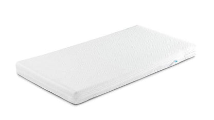 122 x 60 cm Buckwheat-Foam-Coconut Mattress 11 cm thick, buckwheat-foam-coconut mattress. Provides comfort and restful sleep of a baby. Its unique pocket buckwheat filling contains components inhibiting the development of micro flora and mites. It does not spring, provides  proper backrest and adapts to baby position during sleep. It does not stop air circulation. The layer of natural coconut fibers stiffens the construction of the mattress.