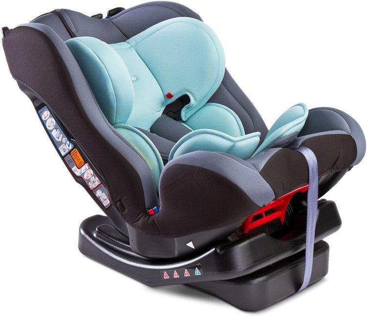 Combo seat (0-25 kg) means it can accompany the child through his or hers first 5 years of life. High quality fabrics, sturdy construction and solid manufacturing are just some of the combo stron points. 4-step seat incline helps in selecting the perfect seating position for the child and the adjustable headrest gives more comfort and safety during every trip. Car seat for children weight 0-25kg (group 0,I, II), rearward or forward-facing installation, 4 positions of seat incline adjustment.