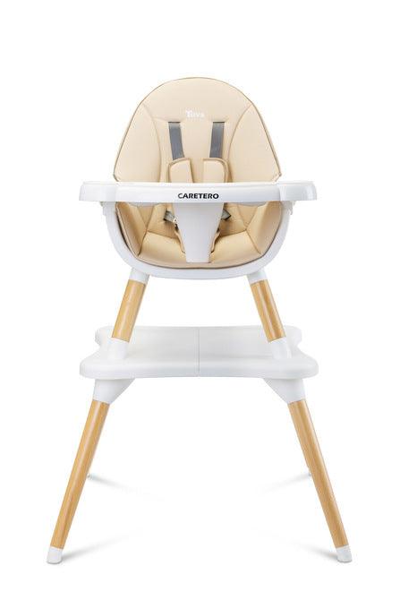 Tuva is a high chair that combines a unique Scandinavian style with functionality. Thanks to their simple design, they can be quickly adapted to the needs of the child. With a few movements (without removing the legs) it turns from a high chair into a stylish chair + table set. Tuva is made of high-quality materials, which makes it durable and safe. It has five-point belts and additional protection at the tray, which prevents the baby from slipping.